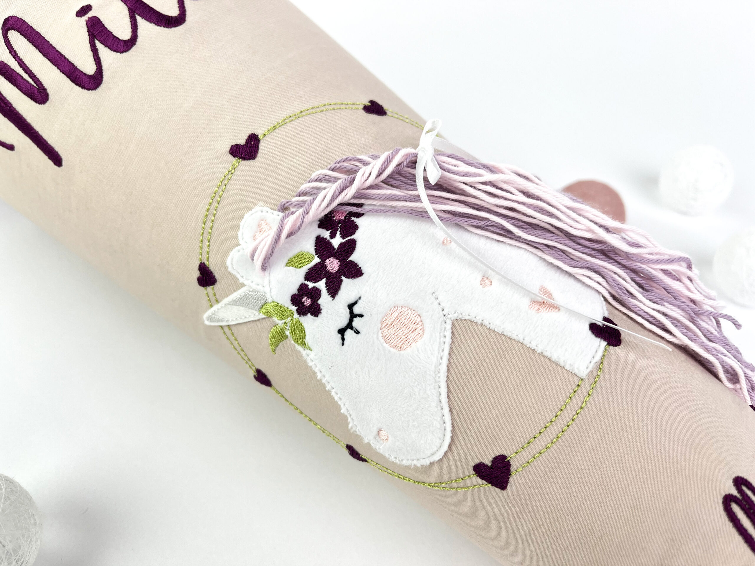 Schultüte Einhorn Flieder