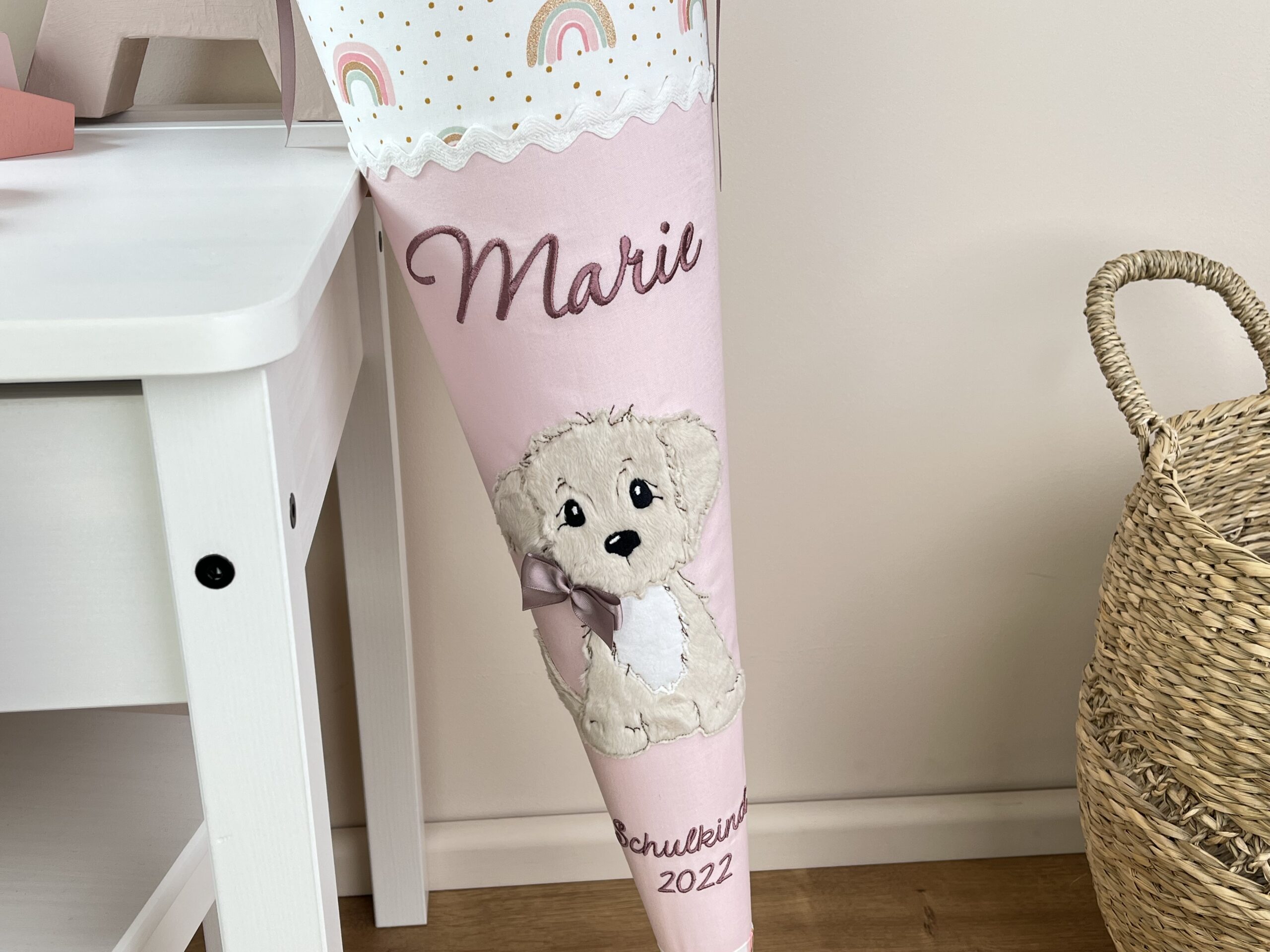 Schultüte Hund Regenbogen