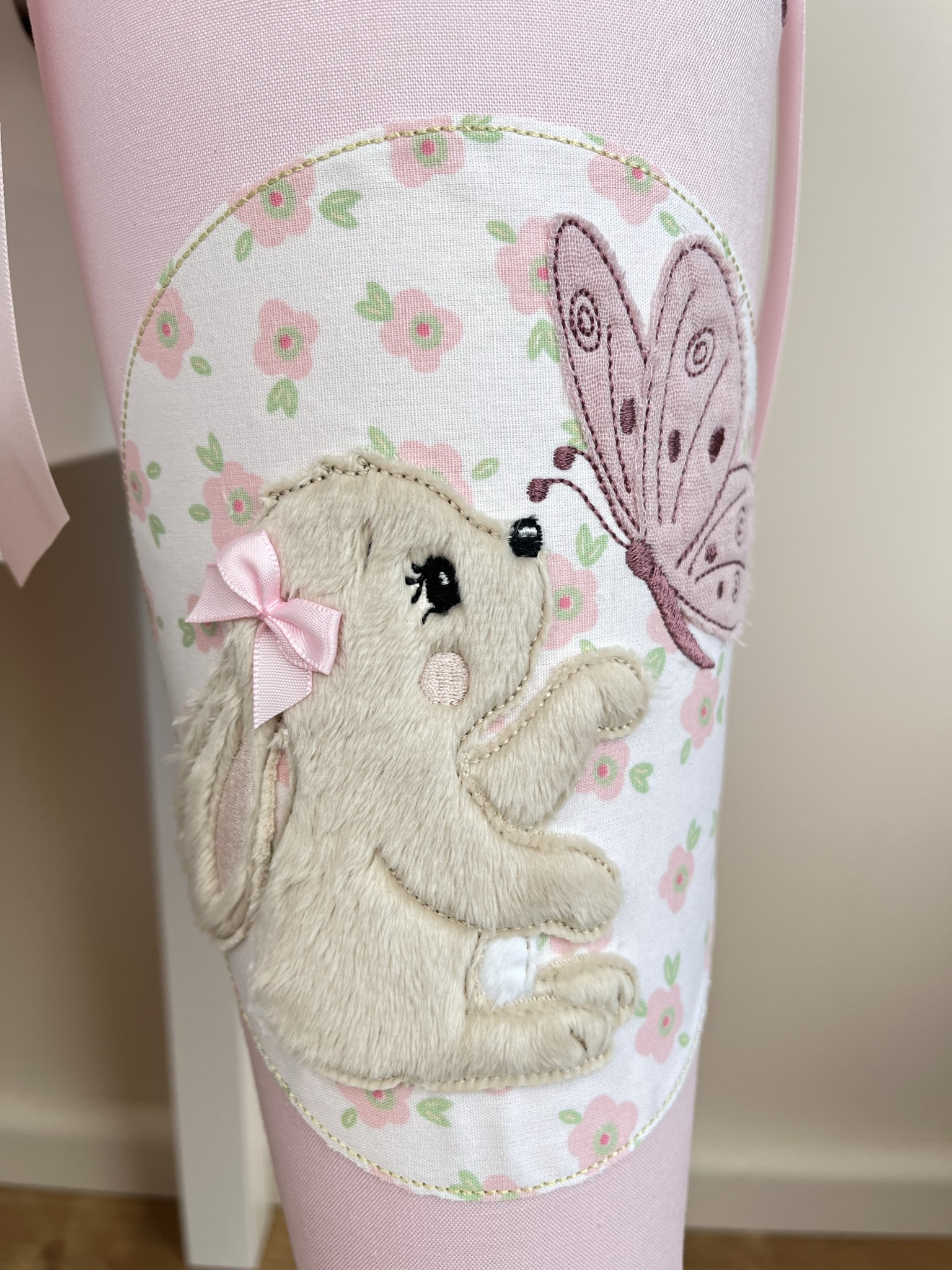 Schultüte Häschen mit Schmetterling