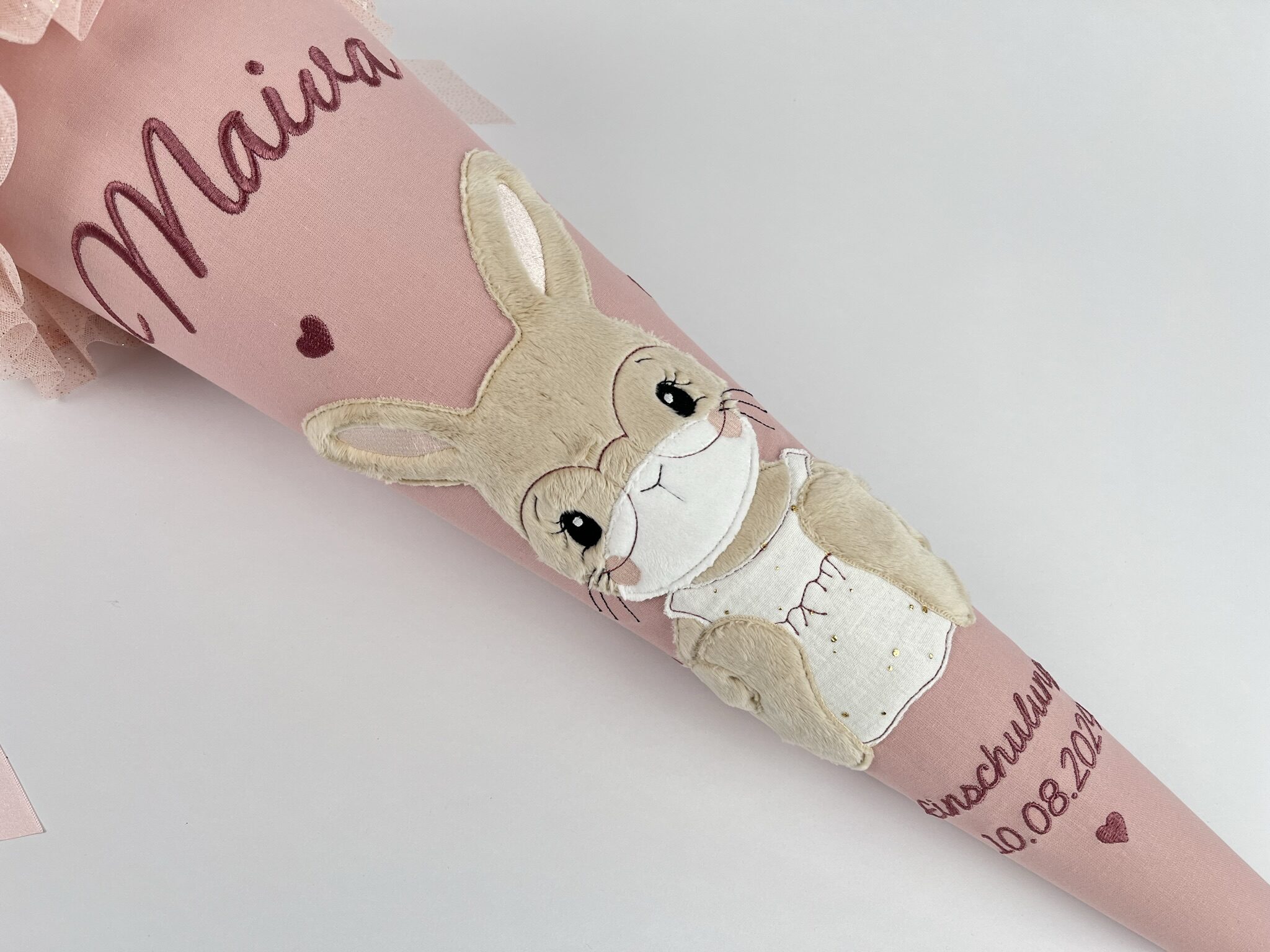 Schultüte Hasenmädchen mit Brille