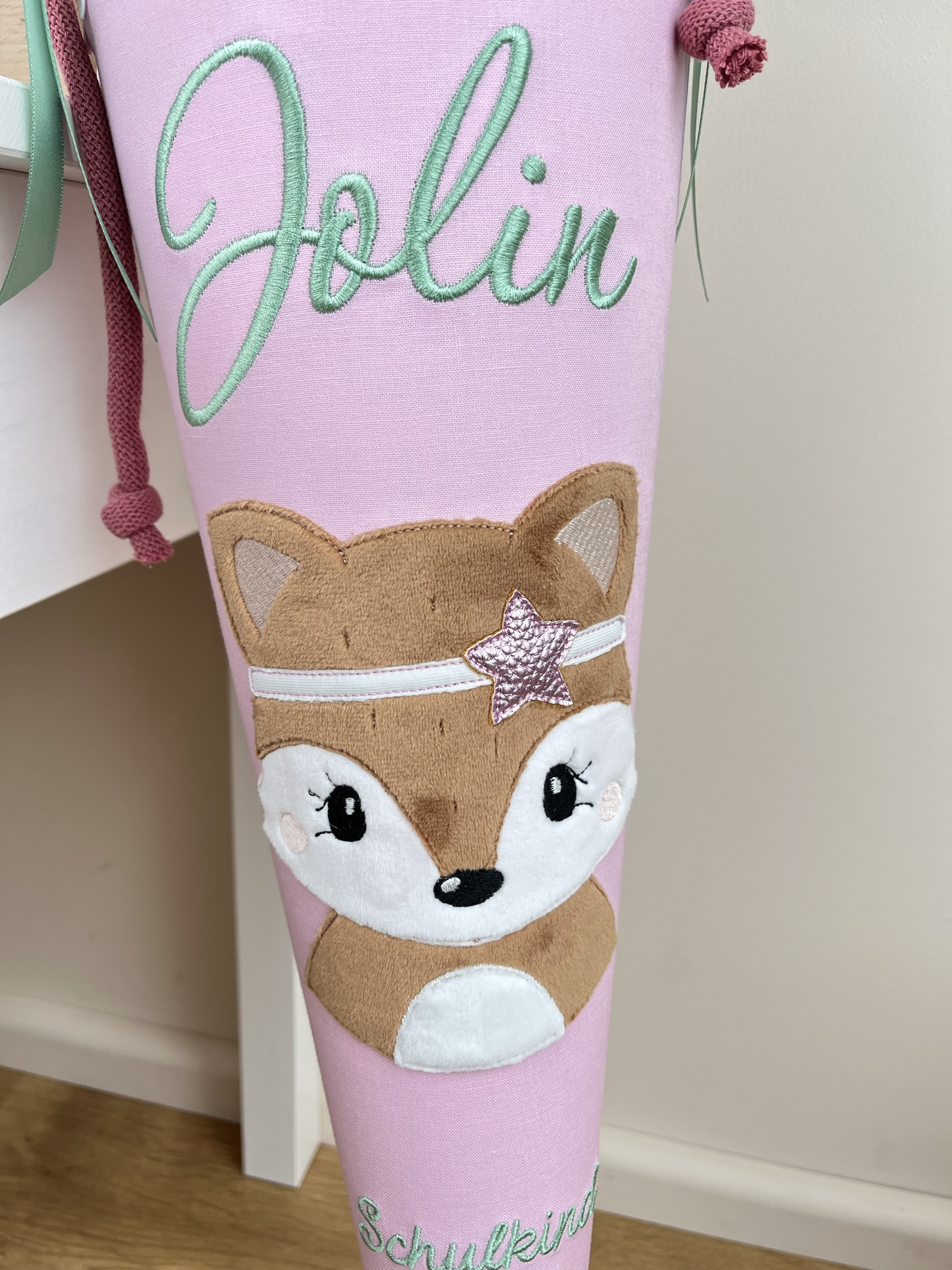 Schultüte Fuchs Regenbogen