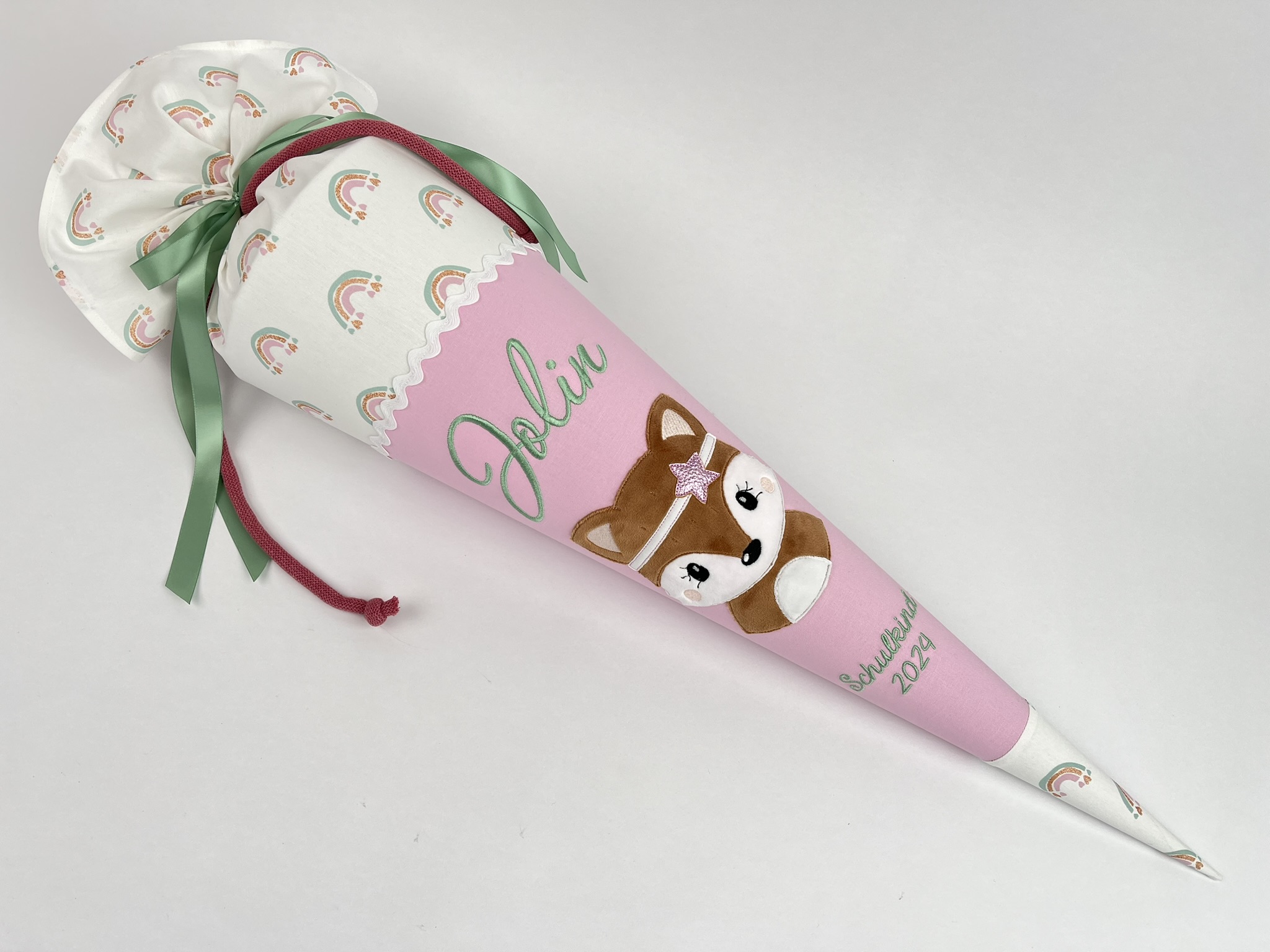 Schultüte Fuchs Regenbogen
