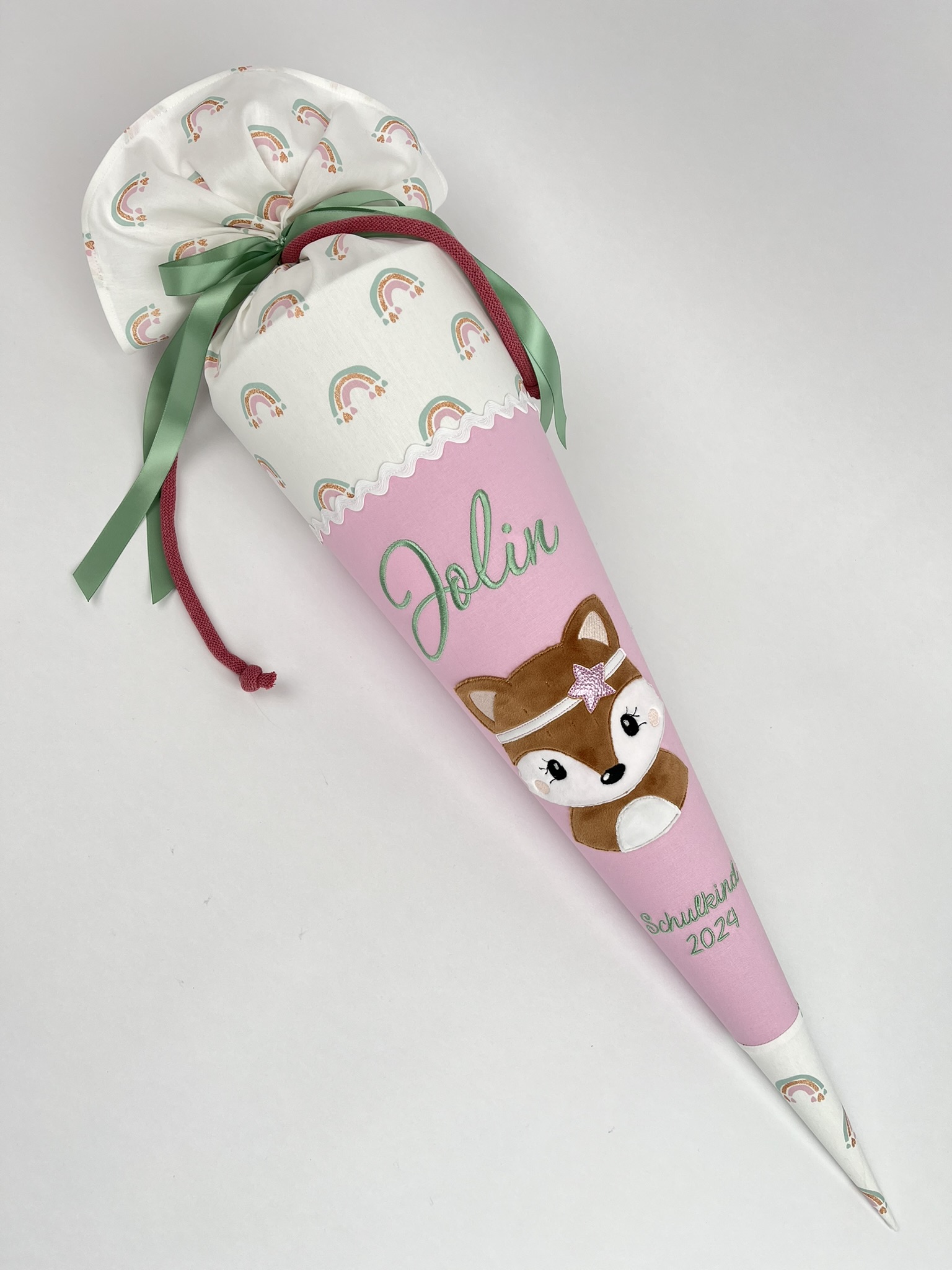 Schultüte Fuchs Regenbogen