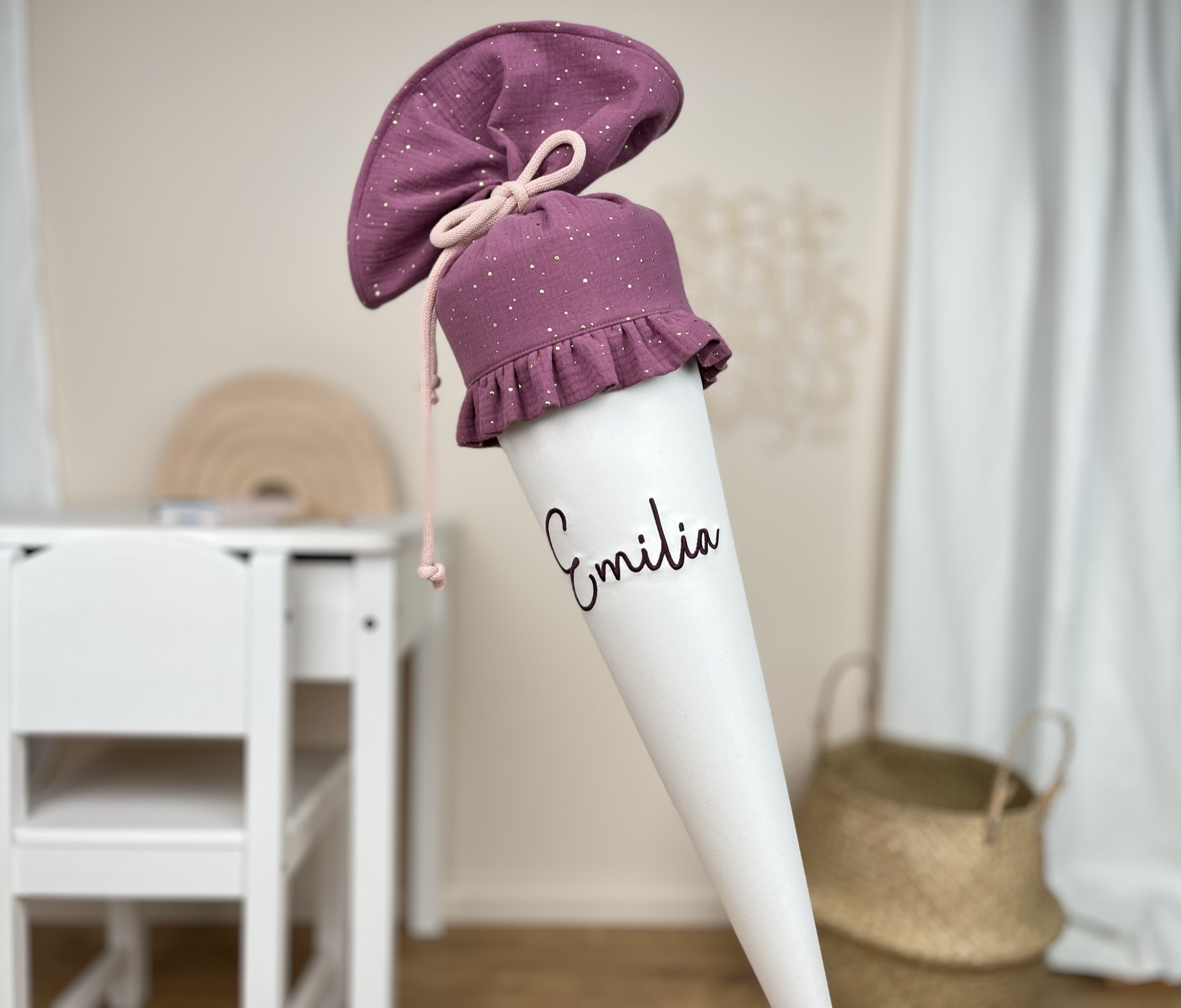 Schultüte Simple Brombeere