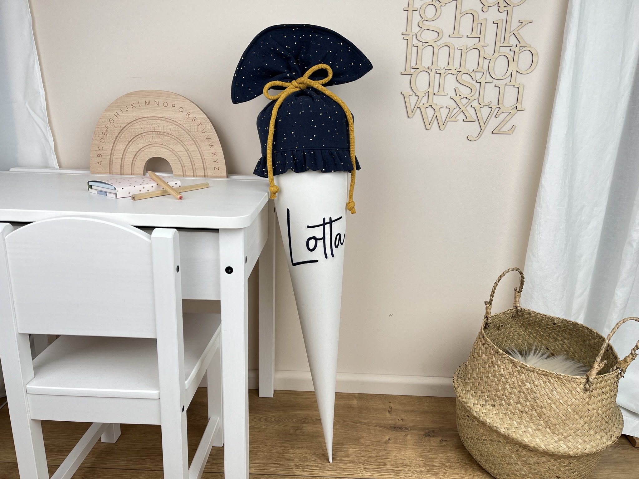 Schultüte Simple Marine