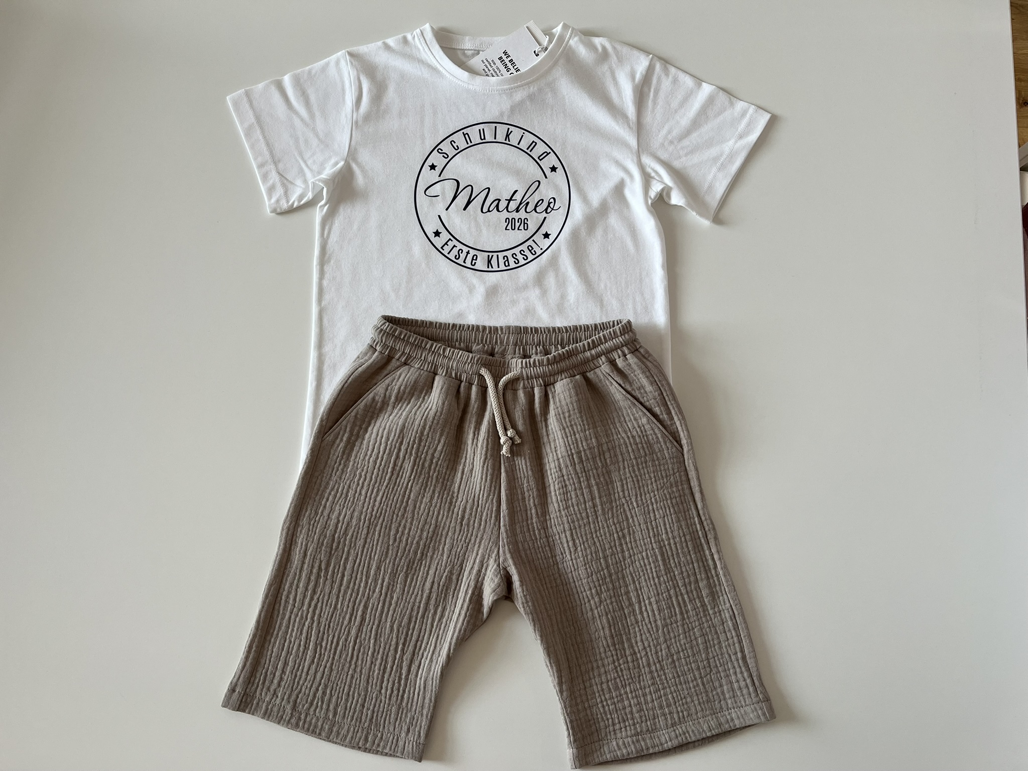 Leichte Musselin-Short