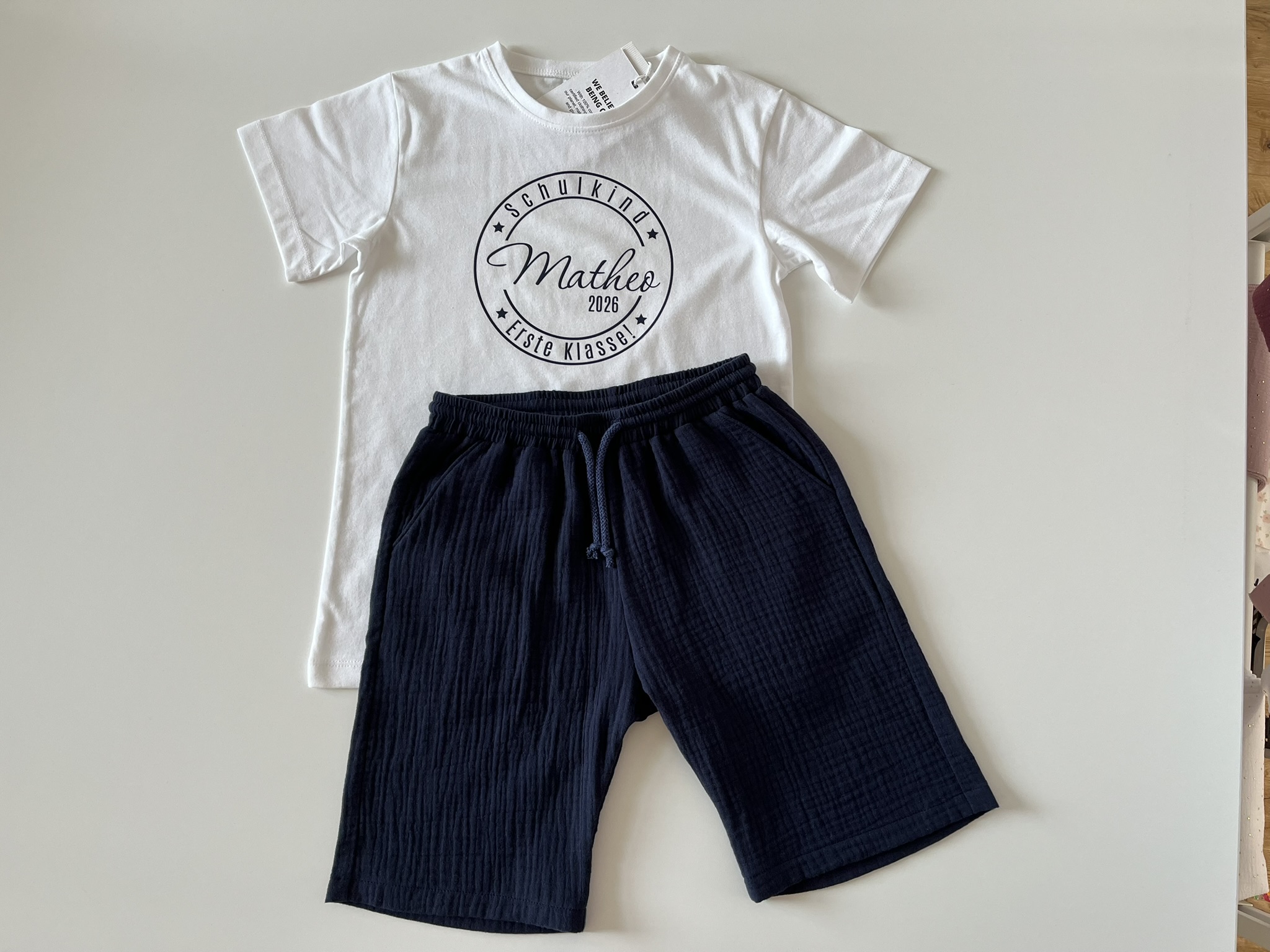 Leichte Musselin-Short