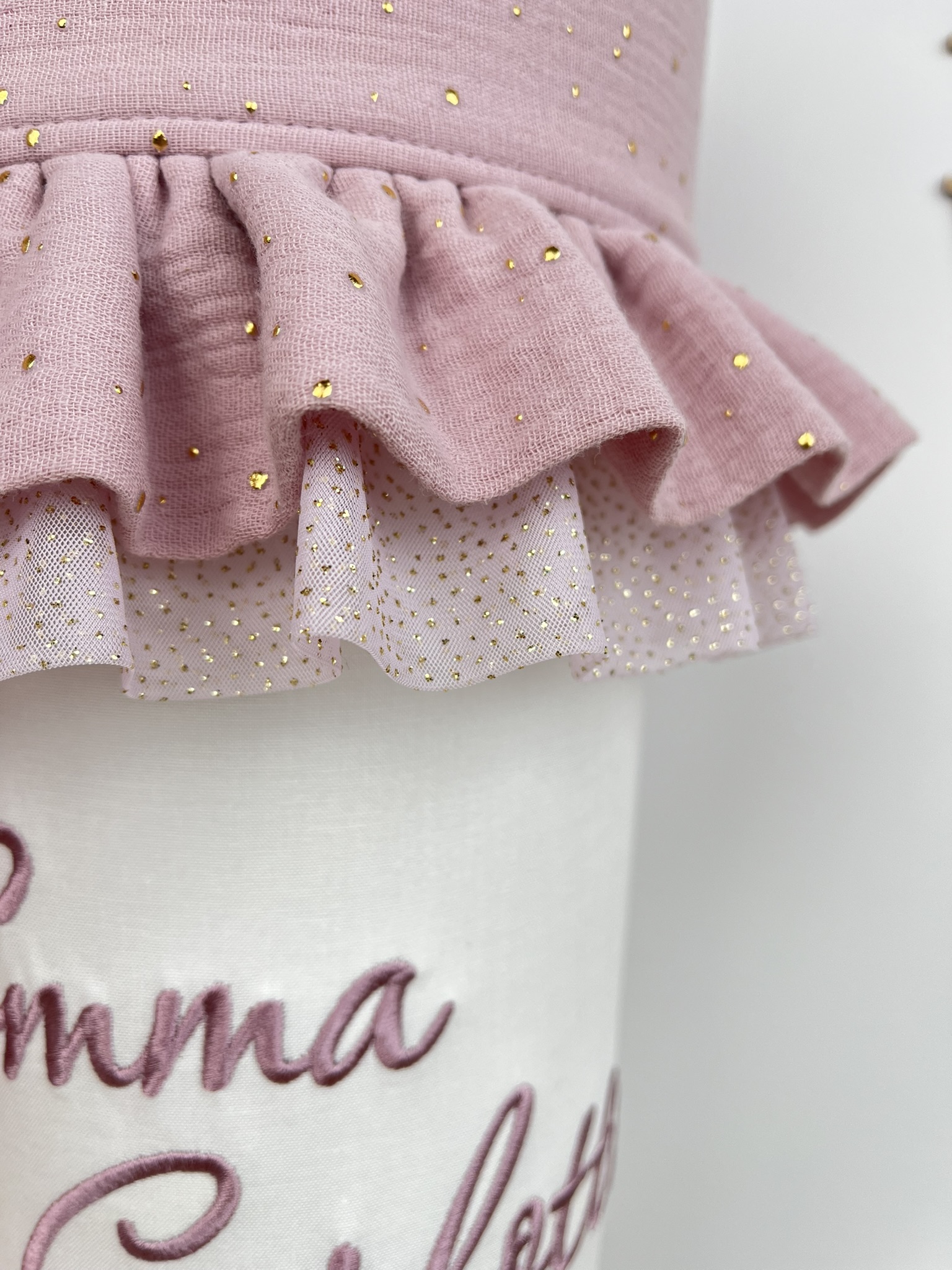 Schultüte Prinzessin rosa Musselin