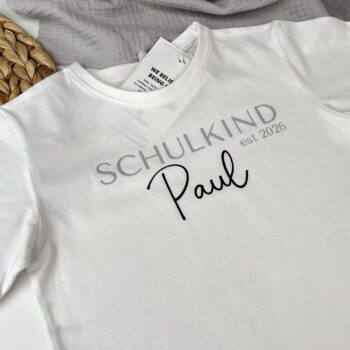 T-Shirt Schulkind mit Name