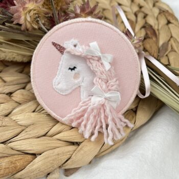 Klettie Einhorn – hochwertiges 3D Motiv zur Einschulung